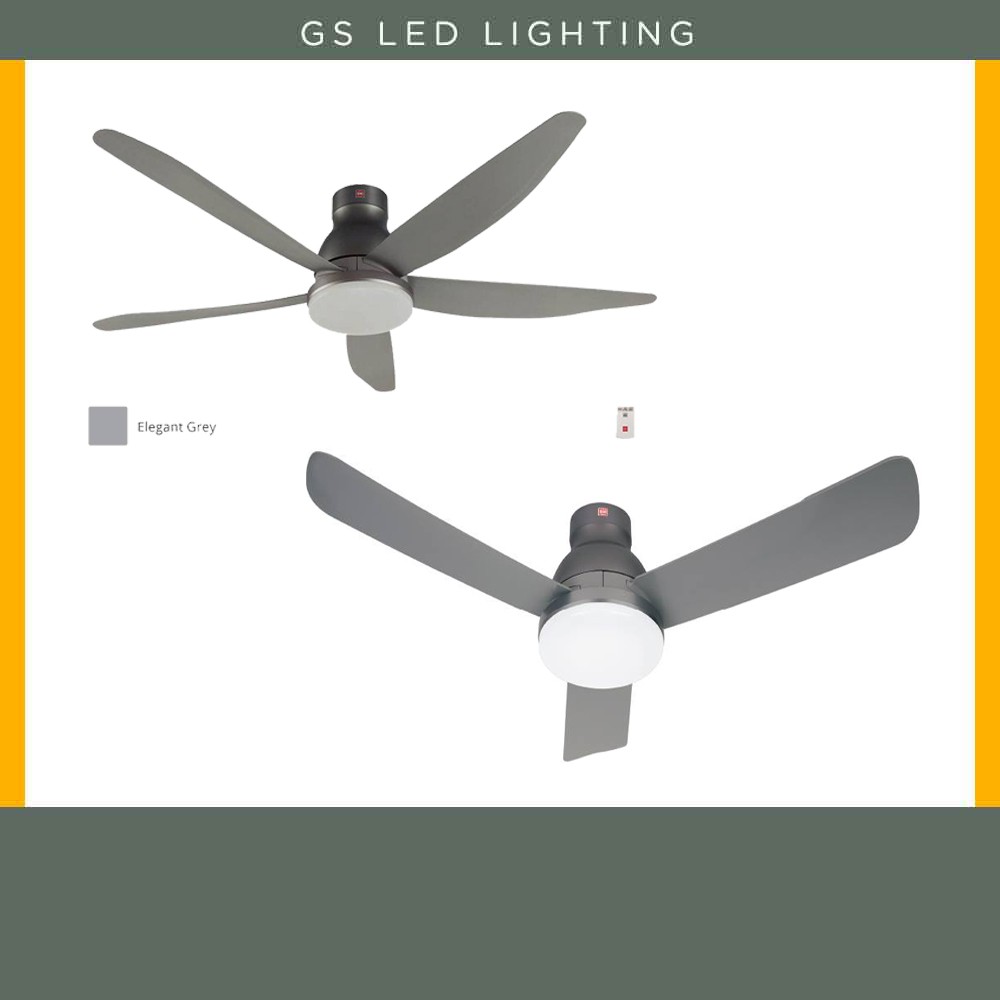 Kdk Ceiling Fan With Led Light K12ux K15uw Shopee Singapore