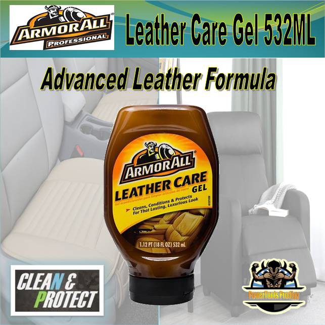 ARMORALL ALL LEATHER CLEANER GEL 532ML / CLEANS CAR SEAT / LEATHER SEAT Shopee Singapore