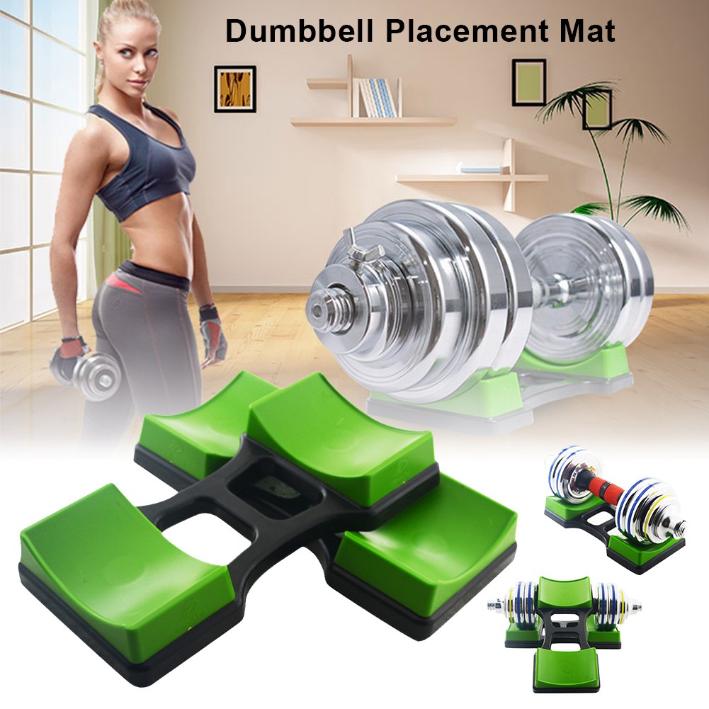 Dumbbell Placement Frame Stand Floor Protection Fitness Training Device Dumbbell Shelf Rack 1pair Dumbbell Bracket