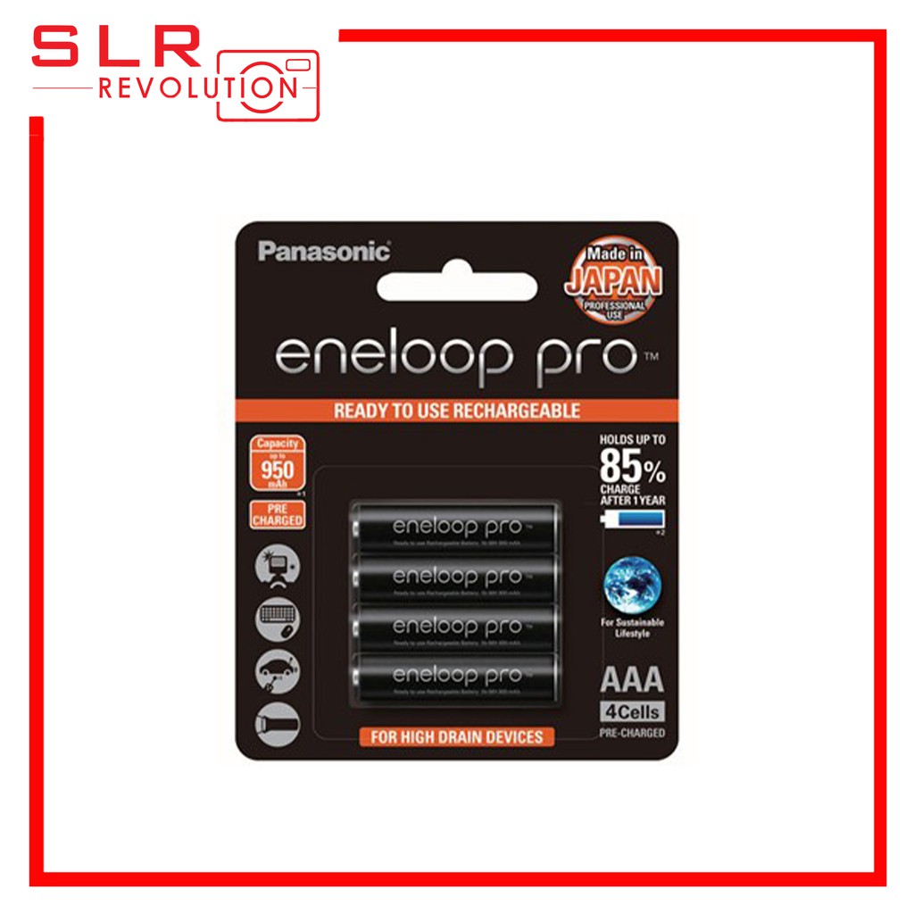 Panasonic Eneloop PRO / Eneloop AAA Batteries Set - 4 Cells [750/950mAh ...
