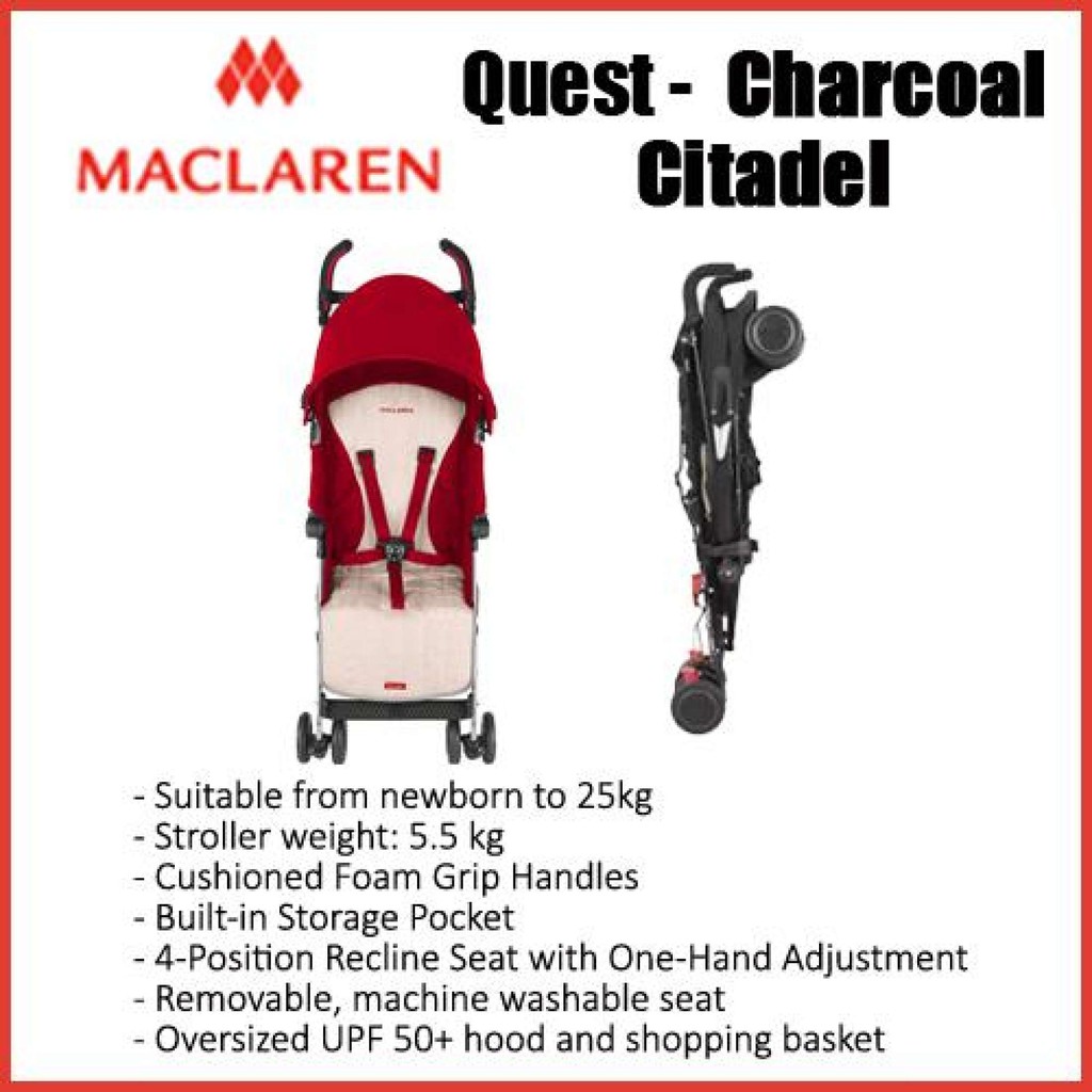 maclaren quest shopping basket