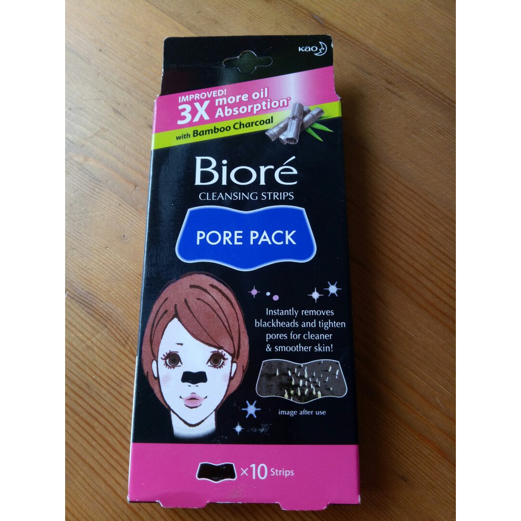biore black charcoal