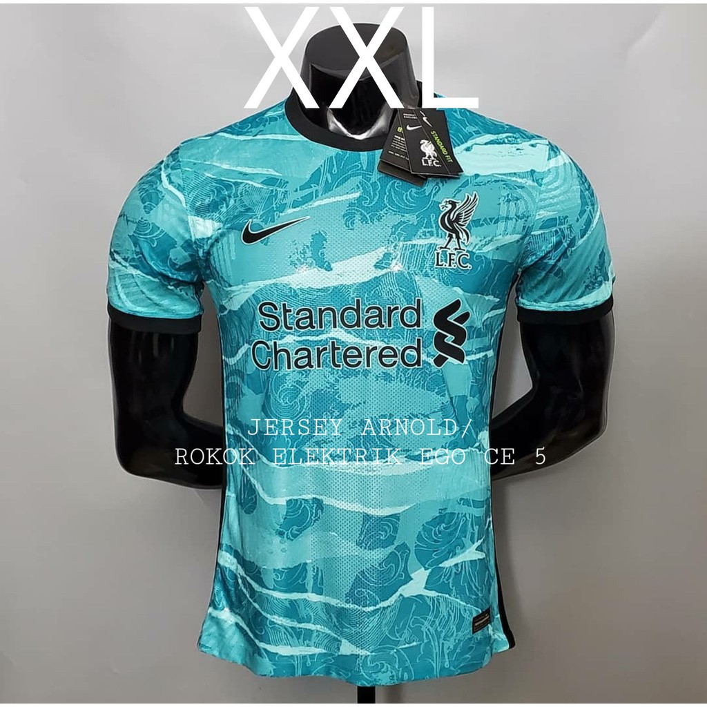 Jersey Liverpool Away Pi Player Issue Nike Vaporknit Xxl 2xl 20 21 2020 2021 Go Grade Ori Thailand Shopee Singapore