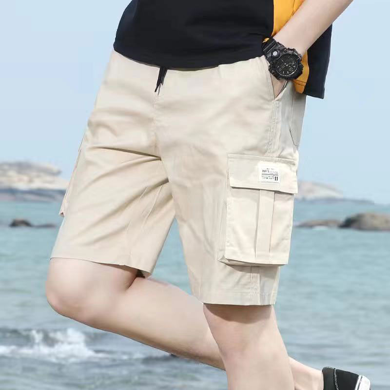 Landscap Mens Cargo Shorts Pants Casual Summer Beach Sport Joggers Half Trousers Athletic Gym Sweat Shorts 