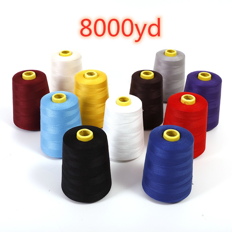 8000yd 11 Colors Sewing Supplies Threads Hot Selling Sewing Machine Line Sew On Line Household Sewing Thread Threadneedle Shopee Singapore