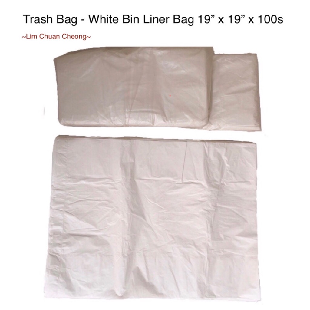 trash bag white