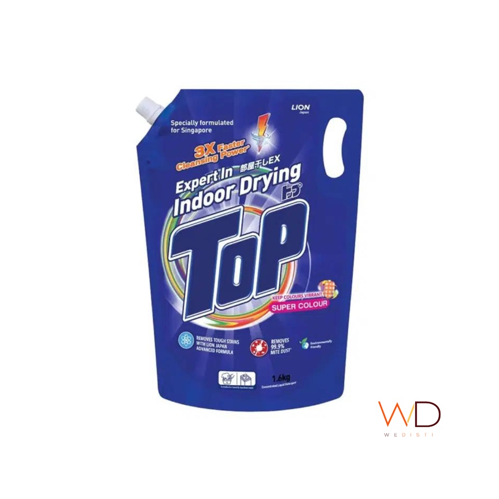 Top Liquid Detergent Refill 1.6KG Super Color Shopee Singapore