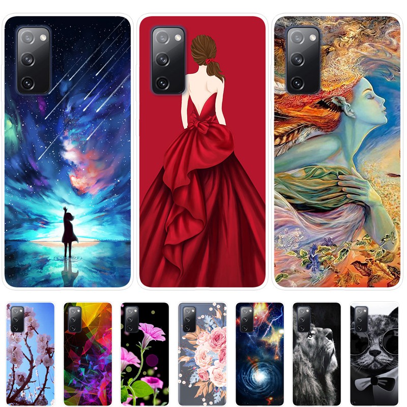 Samsung Galaxy S Fe Case Silicone Cute Cartoon Tpu Phone Back Cover Soft Case Samsung S Fe 5g Casing Shopee Singapore