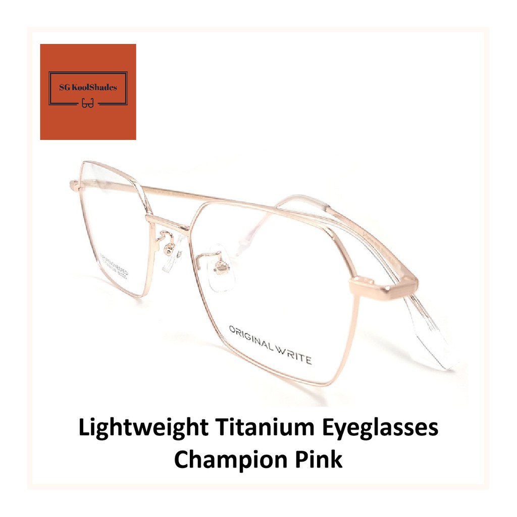 lightweight titanium glasses