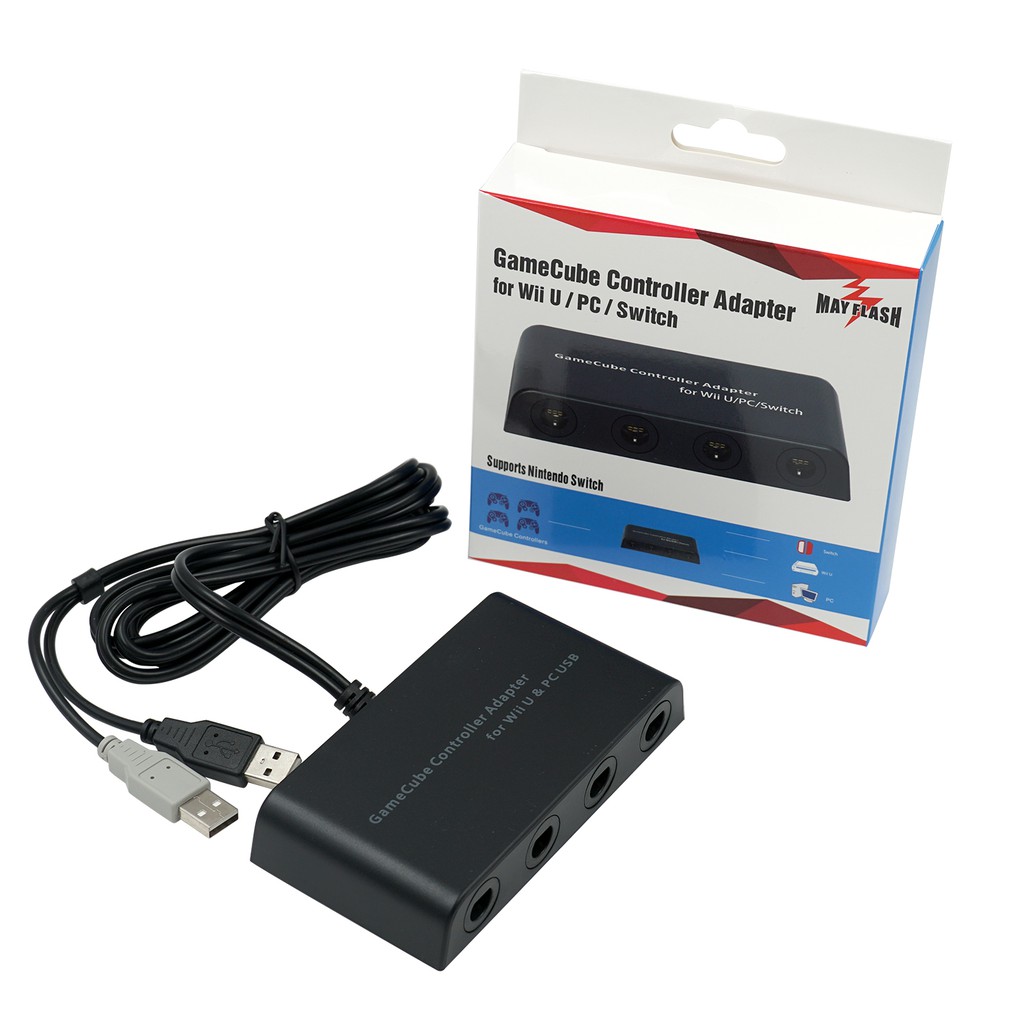 Mayflash GameCube Controller Adapter For Wii U And PC USB (4 Port