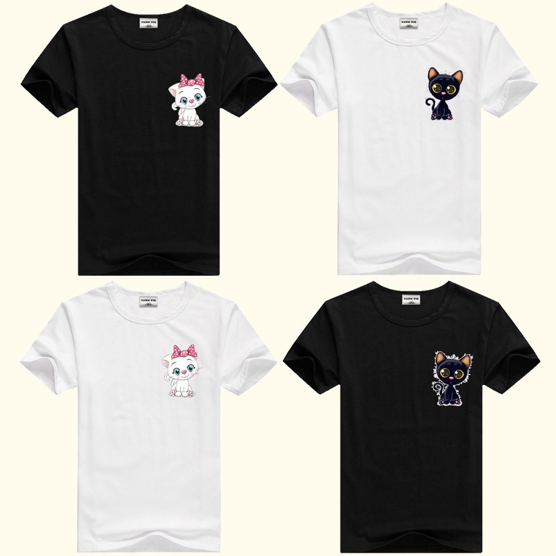 Summer Fashion Unisex Cartoon T-shirt Children Boys Short Sleeves White  Tees Baby Kids Tops For Girls Clothes 2 3 4 5 6 7 8 Year | Shopee Singapore