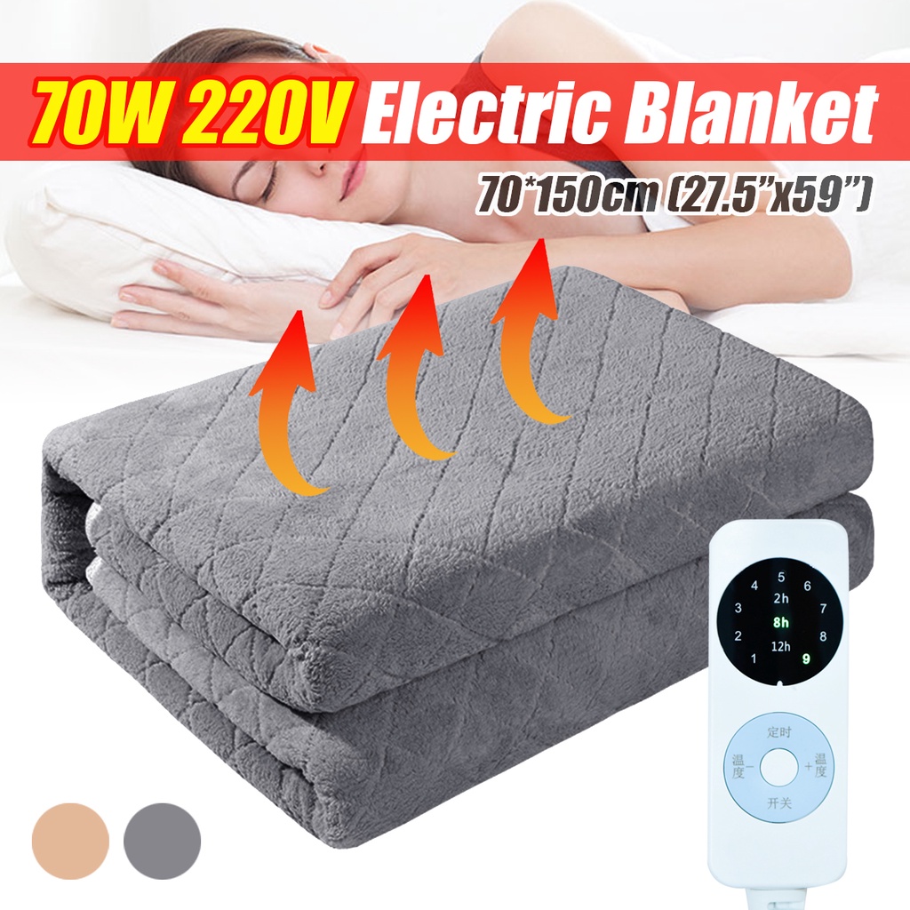 59x28in 70W 220V Electric Heating Blanket Fast-Heating Thermostat Mattress  Bedding Winter Warmer Safety Home Heater Pad | Shopee Singapore