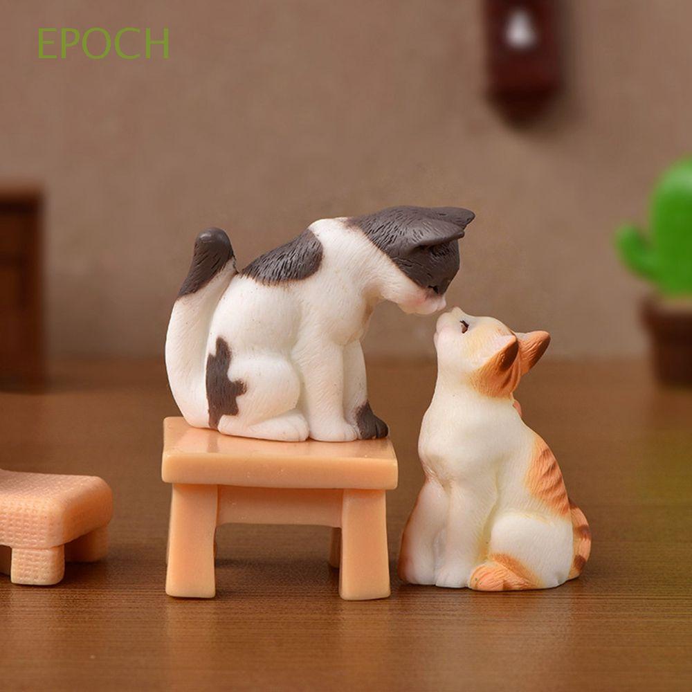 EPOCH DIY Miniature Figurines Kitten Fairy Garden Ornament Micro Landscape  Cats Animal Model Child Toys Terrarium Decoration Resin Crafts Dollhouse  Home Decor | Shopee Singapore