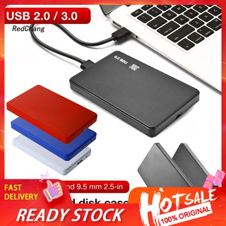SC♧USB3.0/2.0 2.5inch SATA HDD SSD Enclosure Mobile Hard Disk Case Box for Laptop