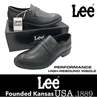 lee signature upper pu leather black formal office shoes kasut kulit hitam lee #5