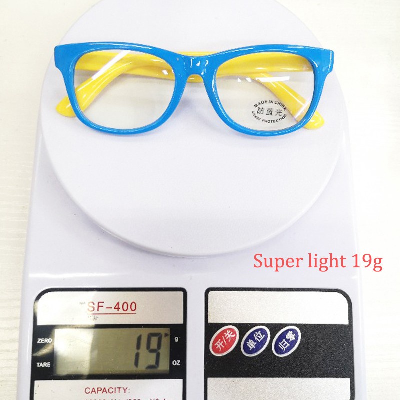 Image of Children's Anti-blue light Anti-myopia anti-Radiation non-degree ultra-light glasses Kids silicone frame Eyeglass #3