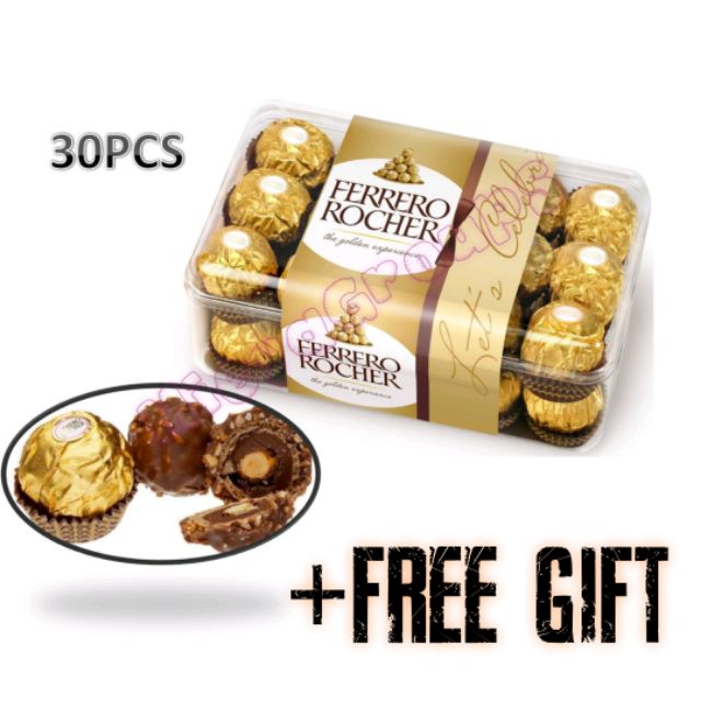 Chocolate Ferrero Rocher Box T30 375g Free Gift Shopee Singapore
