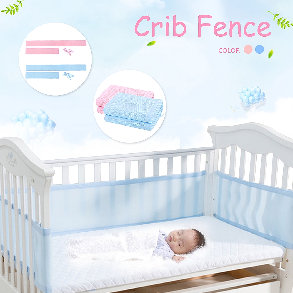 mesh breathable cot bumper