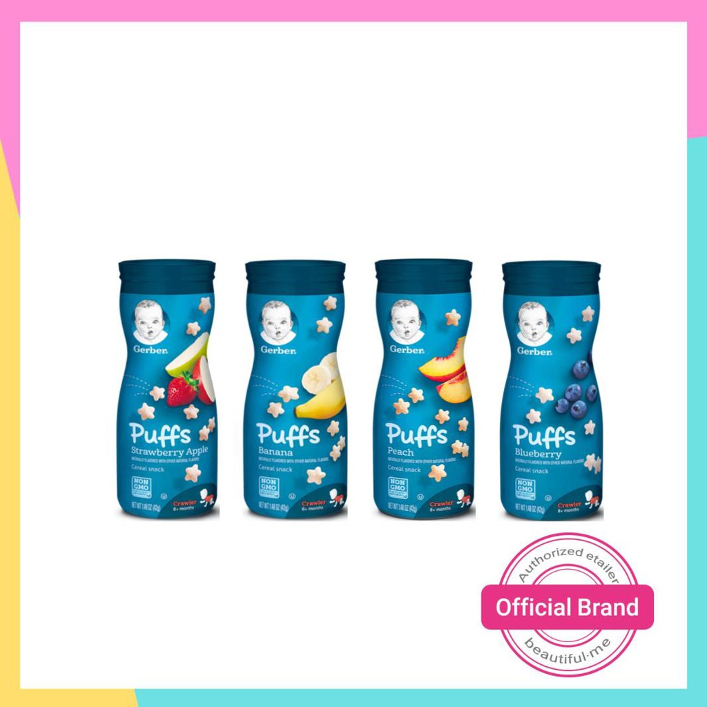 gerber puff flavors