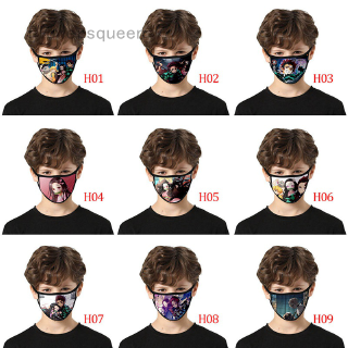 New Arrival Demon Slayer Unisex Anti Dust Cotton Mouth Face Mask Anime Face Masks Shopee Singapore