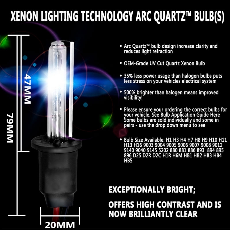 Xentec LED Light Bulb Kit 100W 30000LM H1 H3 H4 H7 H10 H11 9005 9006 9007 H13 H8
