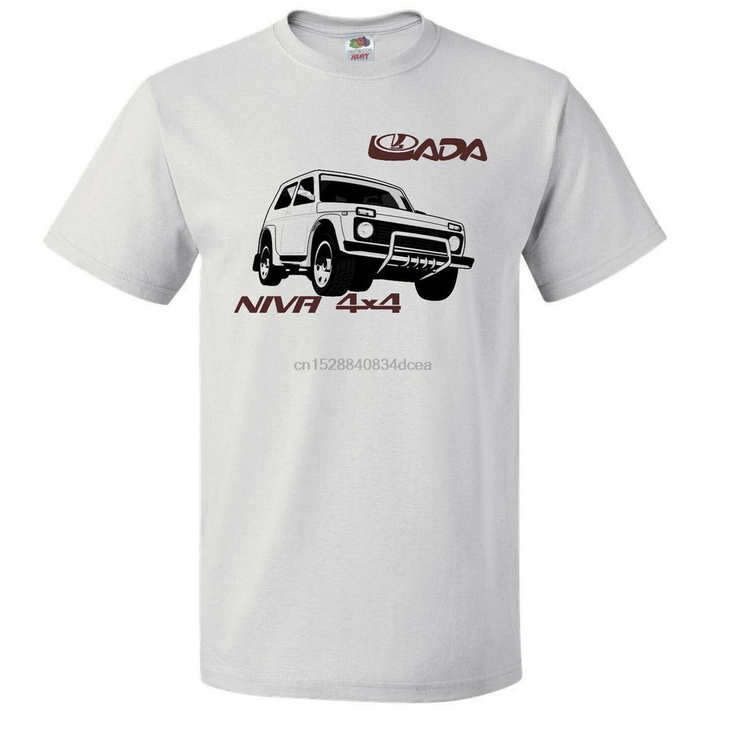 T Shirt Lada Niva 4x4 Off Road Russsische Car Auto Suv Vintage 2020 Short Sleeve Cotton Man Clothing Tops Homme Basic T Shirt Shopee Singapore