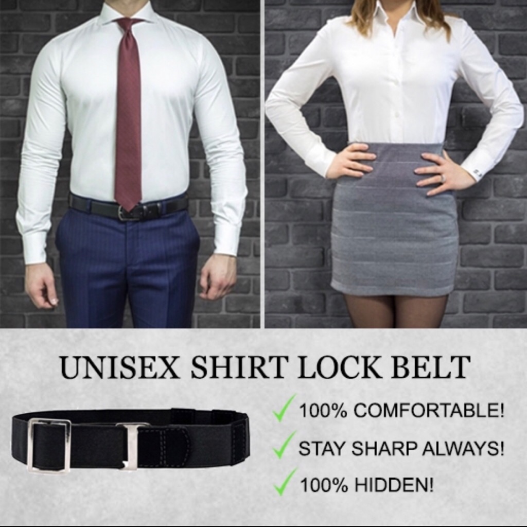 shirt lock belt