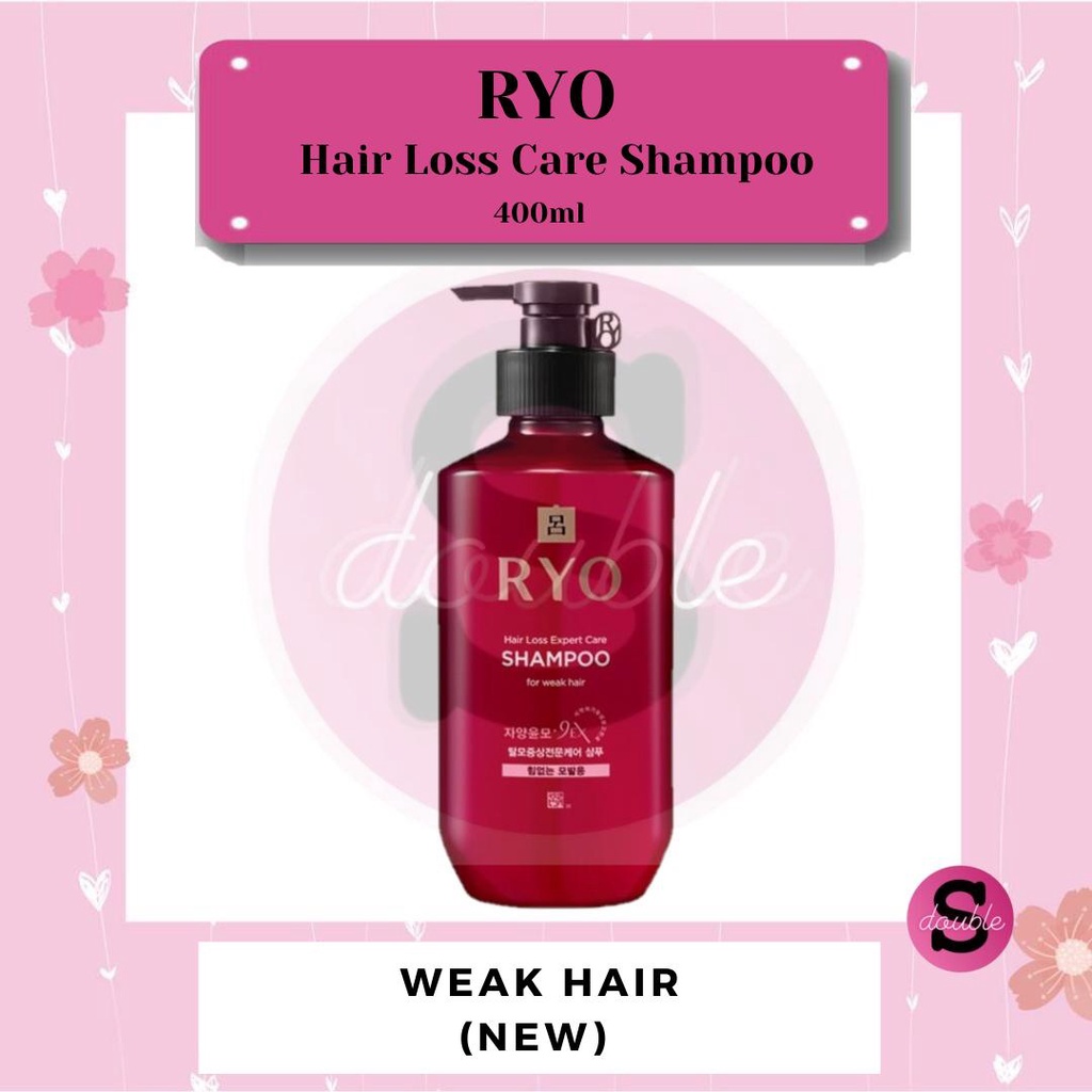 RYO Hair Loss Expert Care Shampoo (For Weak Hair) 400ml Shopee Singapore