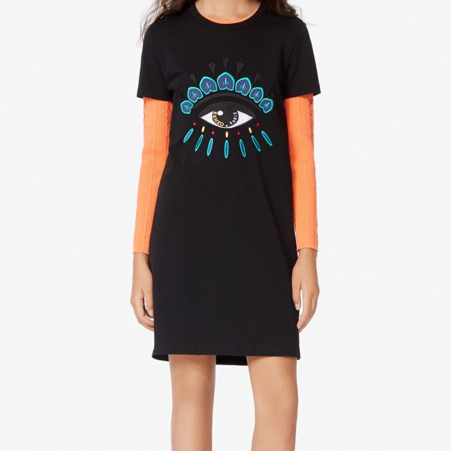 kenzo eye dress