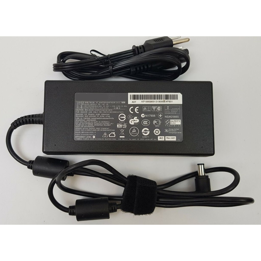 19v 9 47a 180w Liteon Ac Adapter Power Supply For Acer Pa 1181 09 7 4x5 0mm For Acer Aspire 7600u Desktop Z5770 Z3170 Shopee Singapore