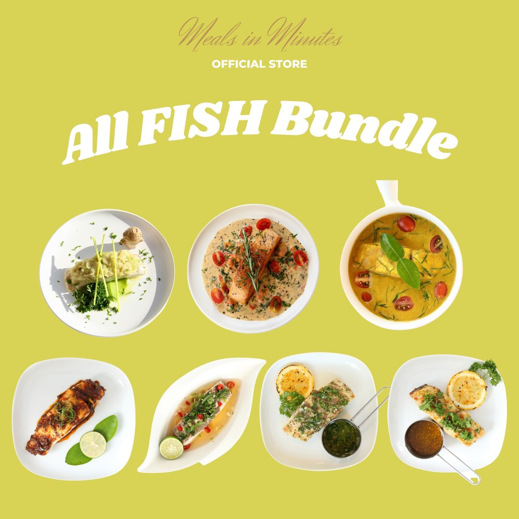 [Meals In Minutes] All Fish Bundle (7x2 Fish Meals) Shopee Singapore