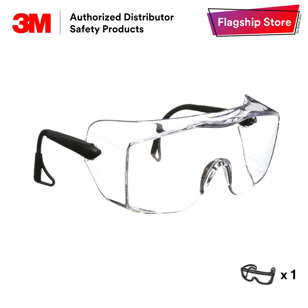 3m Ox 2000 Safety Eyewear 12166 Glasses Over Spectacle Ox2000 Anti