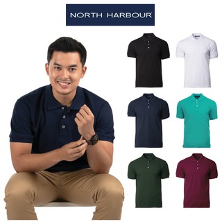 Image of North Harbour Soft-Touch Polo Shirt - Black / White / Navy / Jade Dome / Forest Green / Maroon NHB2400 Unitee Singapore