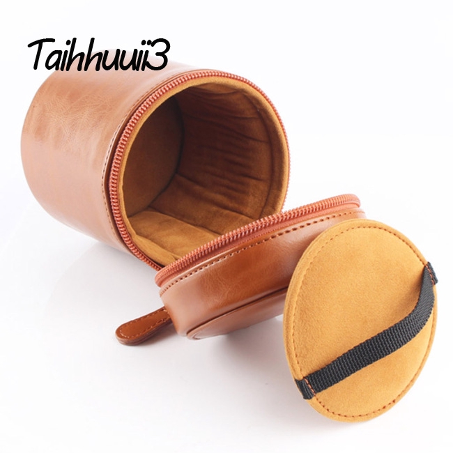 leather lens pouch