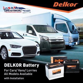 Delkor Maintenance Free Car Battery | Lorry Battery with in-store installation