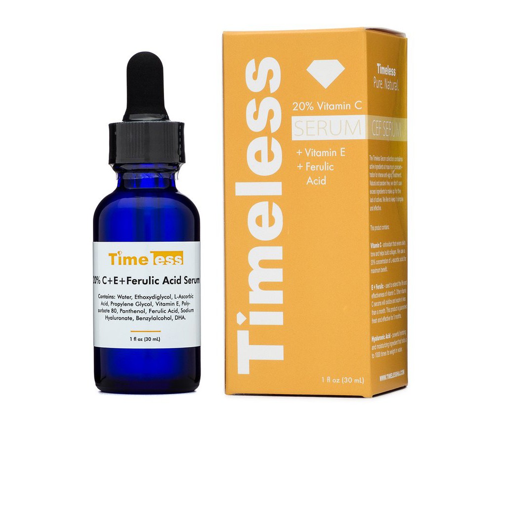 (Preorder) Vitamin C + E Ferulic Acid Serum by Timeless Skin Care (USA