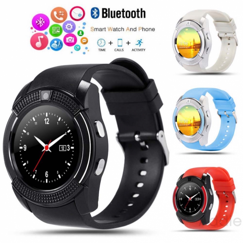 v8 round smartwatch