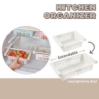 💜[SG] - Fast Shipping | Fridge Organizer / Kitchen Organiser Box / Refrigerator Storage Rack / Condiments - Zyf