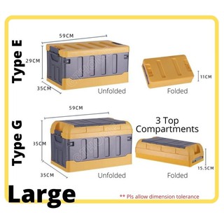 Foldable Storage Box Container Box Organiser Box Stackable Collapsible Many Different Size Stackable Easy Storage #7