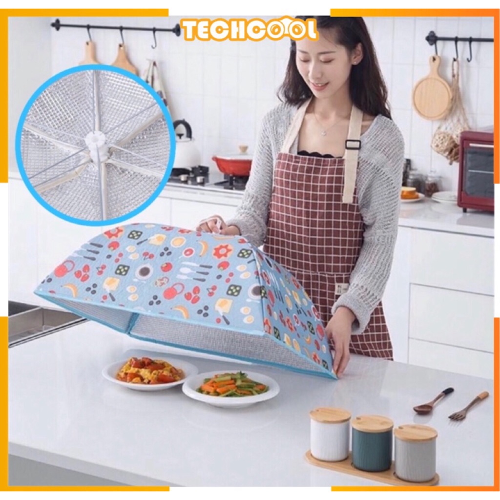 [SG Ready Stock] Collapsible Thermal Food Cover Dining Table Food Cover