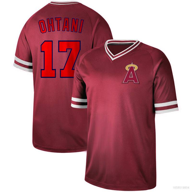 BH3 MLB Los Angeles Angels Baseball Jersey Ohtani Trout Short Sleeve