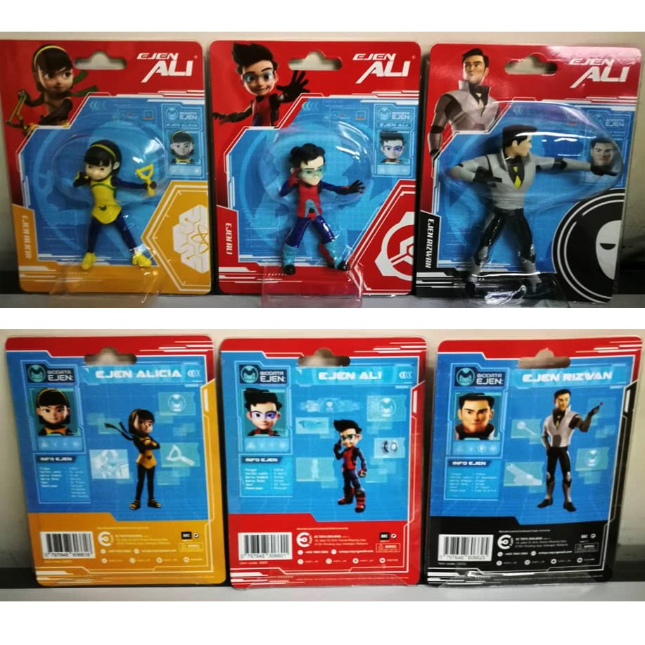 Shop Malaysia Ejen Ali Action Figures Ready Stocks Shopee Singapore