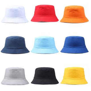 Image of Cotton Adults Bucket Unisex Hats Summer Fishing Fisher Beach Festival Sun Cap Fisherman's Hat
