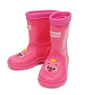 [PINKFONG] KOREA Pinkfong BABY SHARK PVC Rain Boots for KIDS (3 colours ...