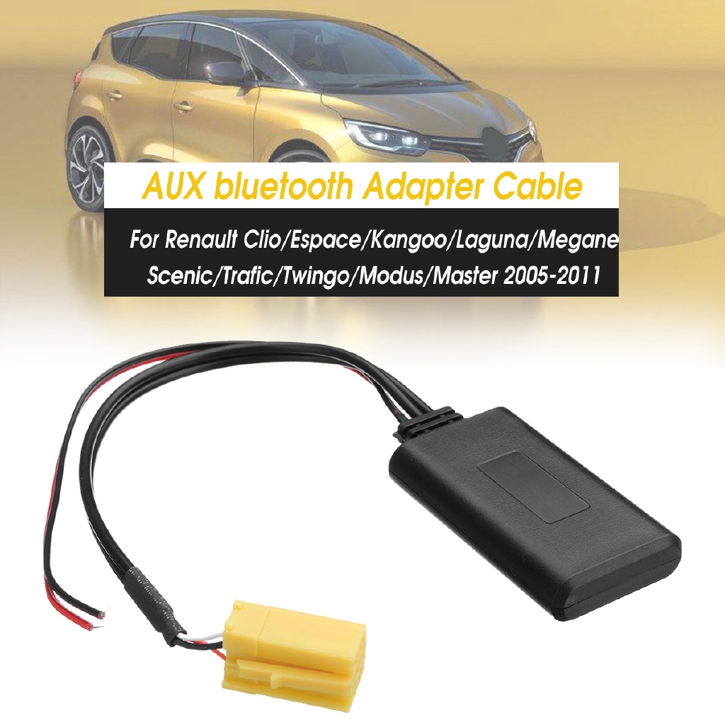 Bluetooth Adapter Aux Cable Stereo Radio For Renault Clio Kangoo Megane Scenic Shopee Singapore