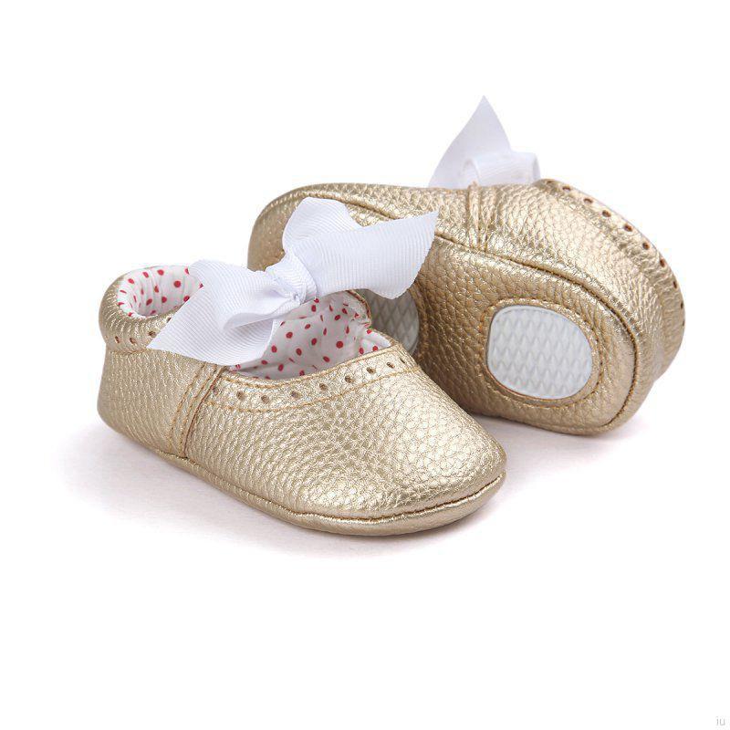 Babies Shoes Soft Bottom PU leather First Walkers #6