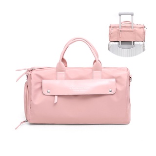 duffel bag Travel Luggage Fitness Bag Female Hand-Carrying Business Trip Short Distance Dry Wet Separation Student Small