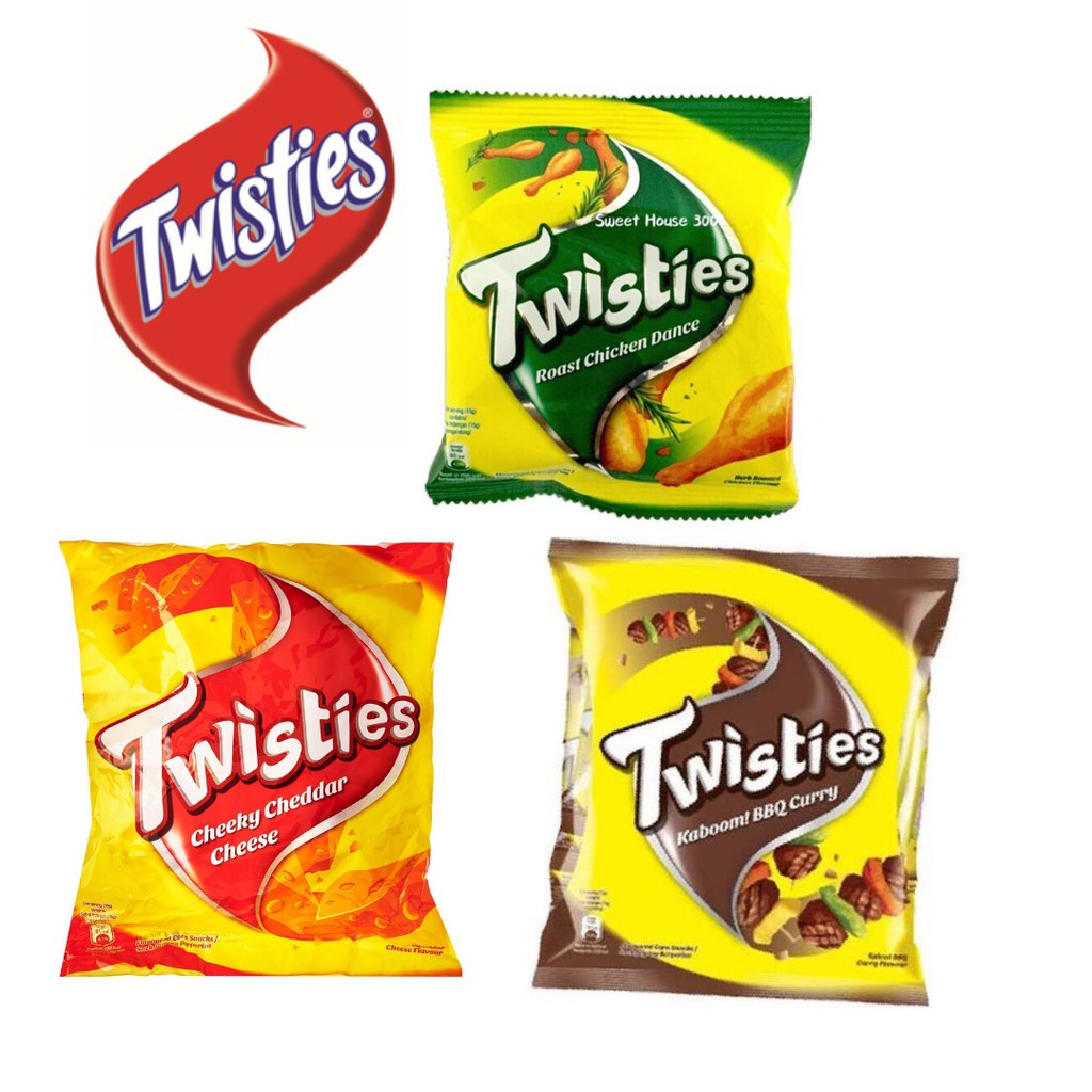 Ready Stock Twisties 15g X 10 Packs Snek Snacks Jajan Kudapan Keropok Kerepek Cekedis Crisp Halal Shopee Singapore