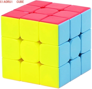 xiaorui MoYu Speed Cube 3x3 Stickerless, Smooth Magic Cube 3x3x3 Speed Puzzle Cube 3D Puzzle Cube Brain Teasers Educational Toy For Kids Adults