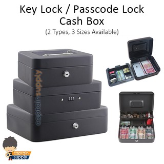 Key Lock / Passcode Lock Cash Cashier Box